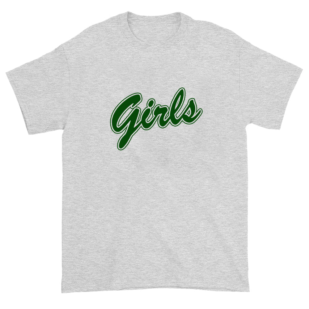 "Girls" Forest Green Script  90's Tee