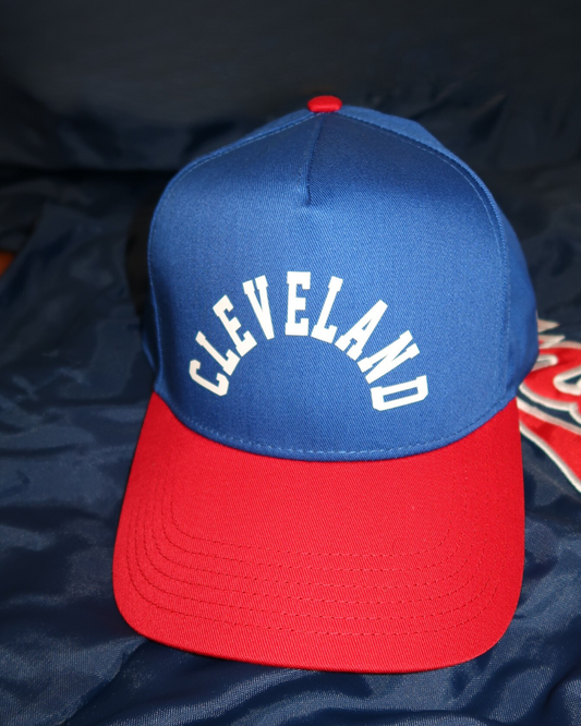 "CLEVELAND" Arch Two Tone Retro Hat