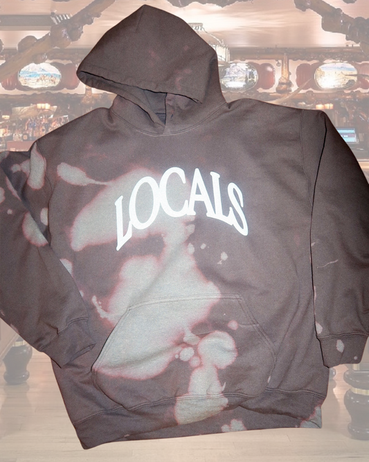 "LOCALS" Arch Charcoal Acid Wash Sweatshirt
