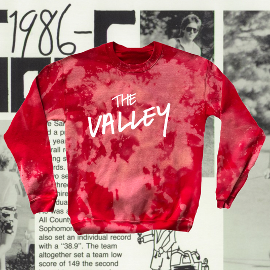 The Valley Handwritten Acid Crewneck