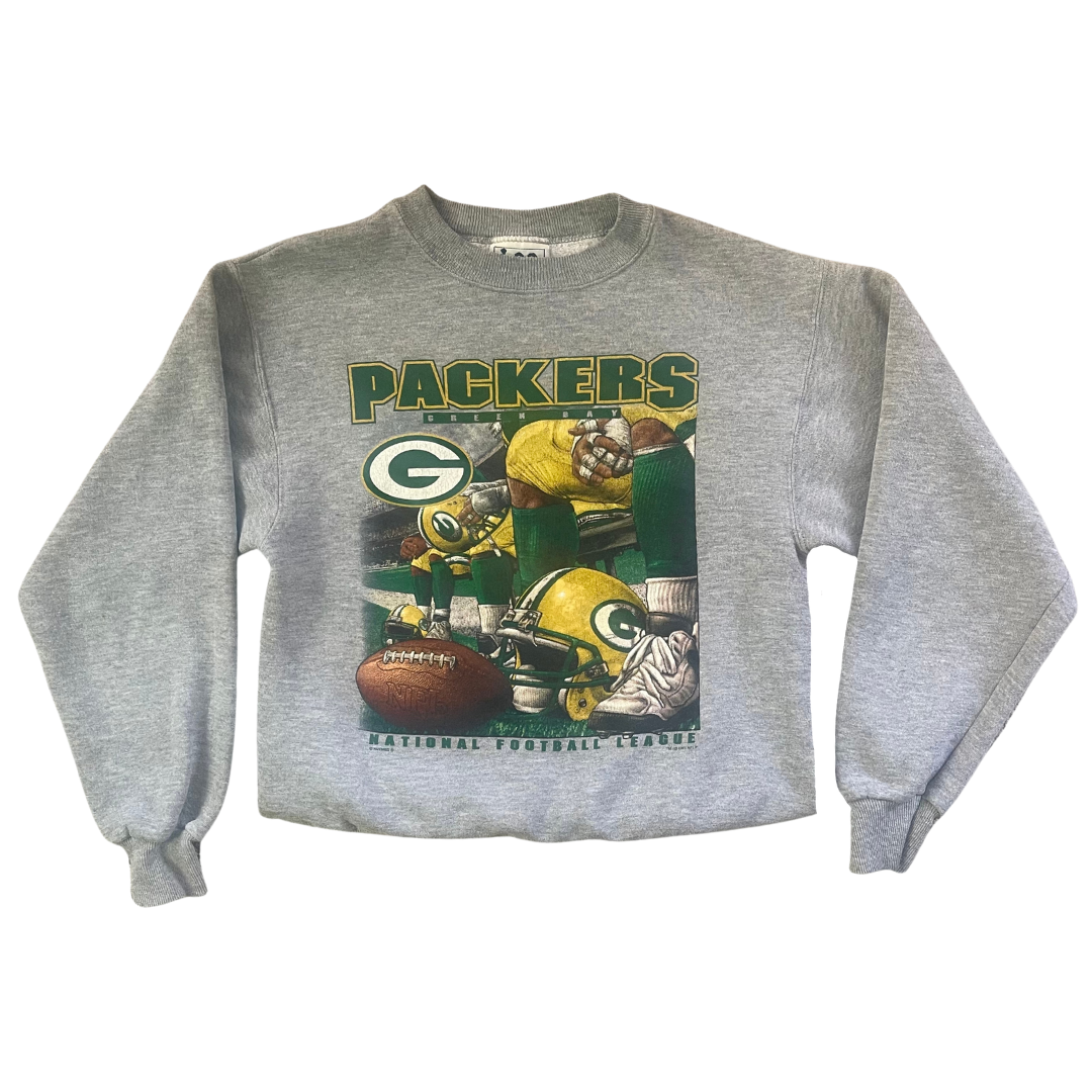 1997 Green Bay Packers Vintage Crop Crewneck
