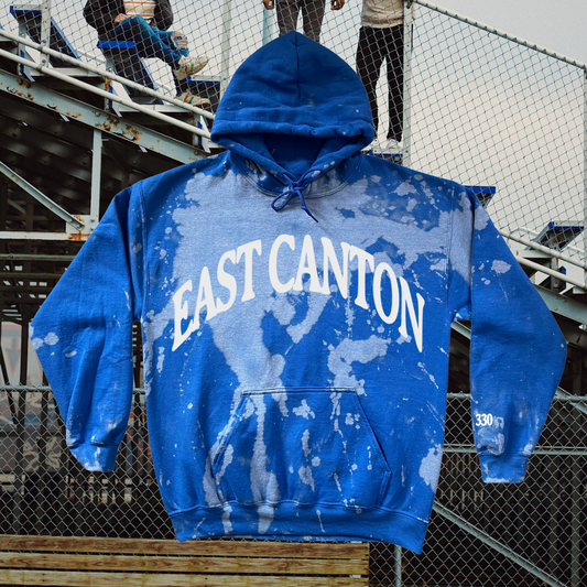 "EAST CANTON" Arch Acid Wash Sweatshirt