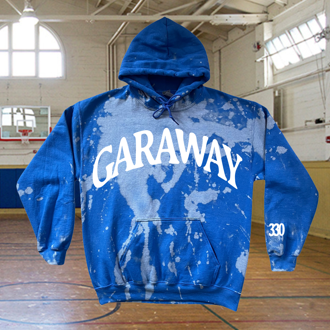 "GARAWAY BRAVES" Arch Acid Wash Sweatshirt