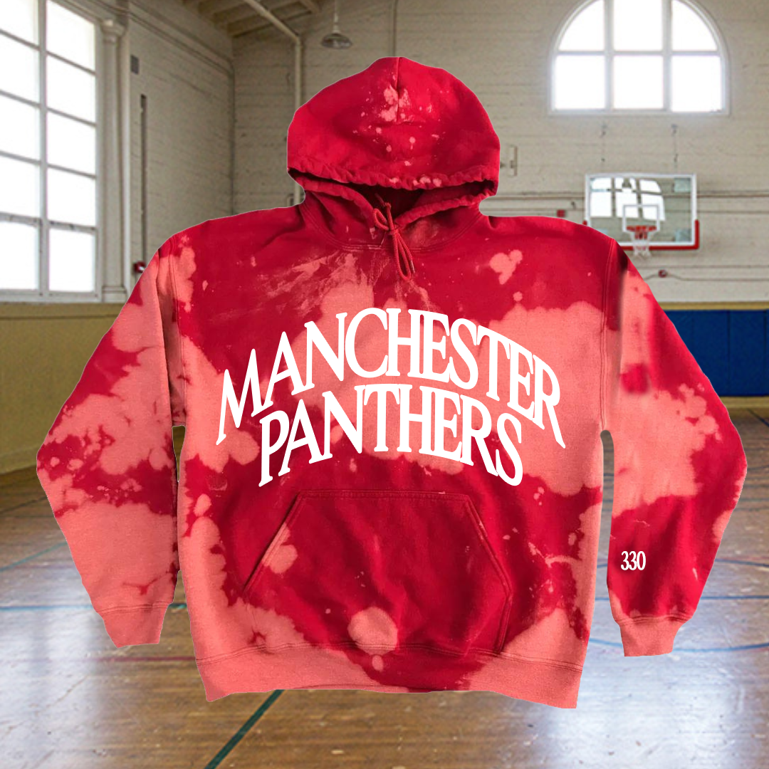 "MANCHESTER PANTHERS" Arch Acid Wash Sweatshirt
