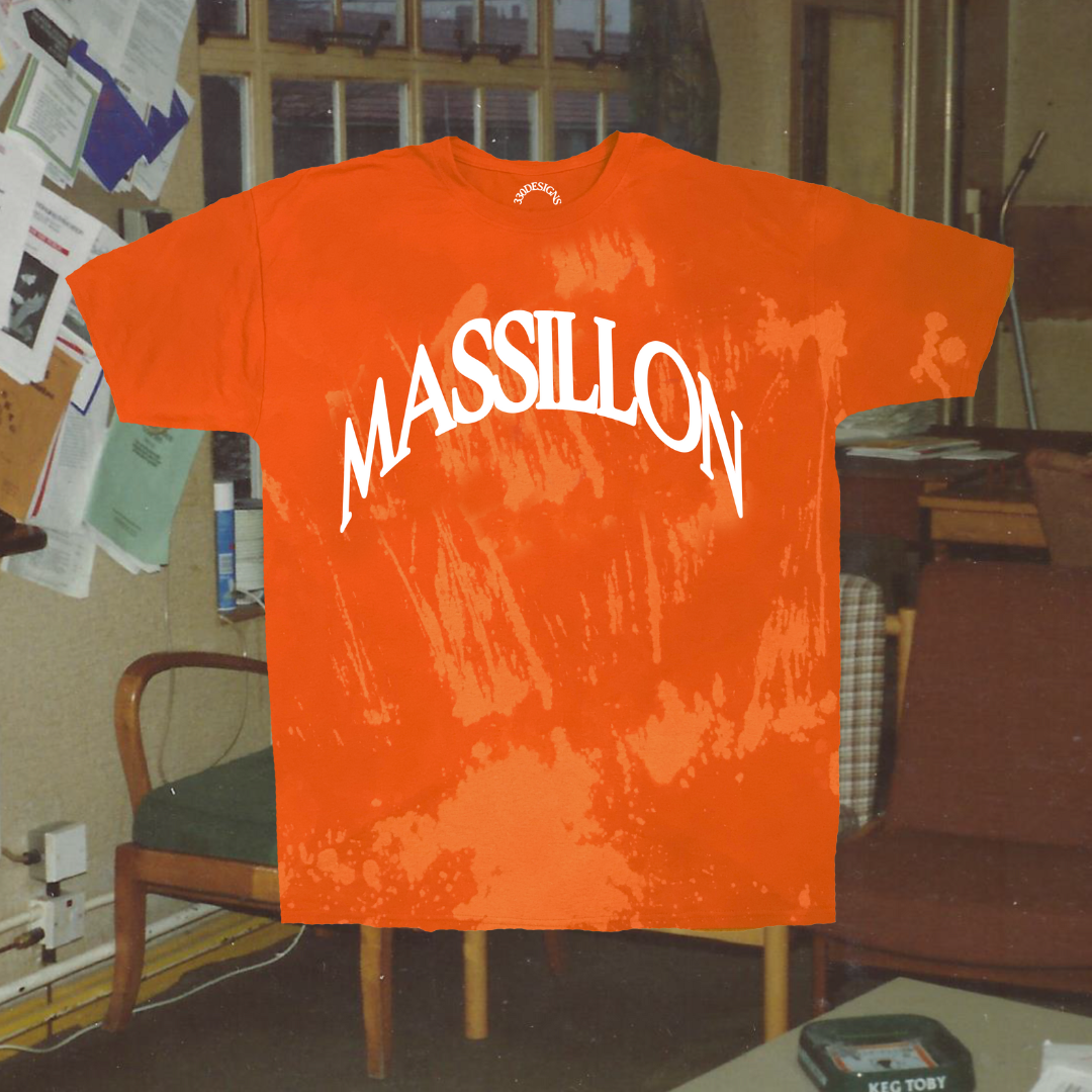 "MASSILLON" Puff Arch Acid Wash Tee