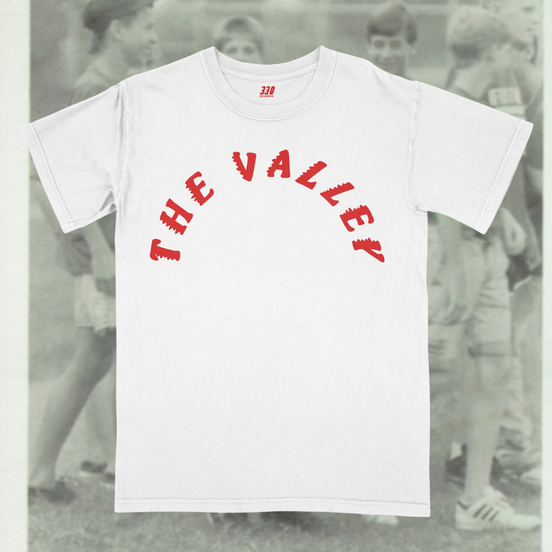 The Valley Arch Superior Bleach White Garment Dyed Tee