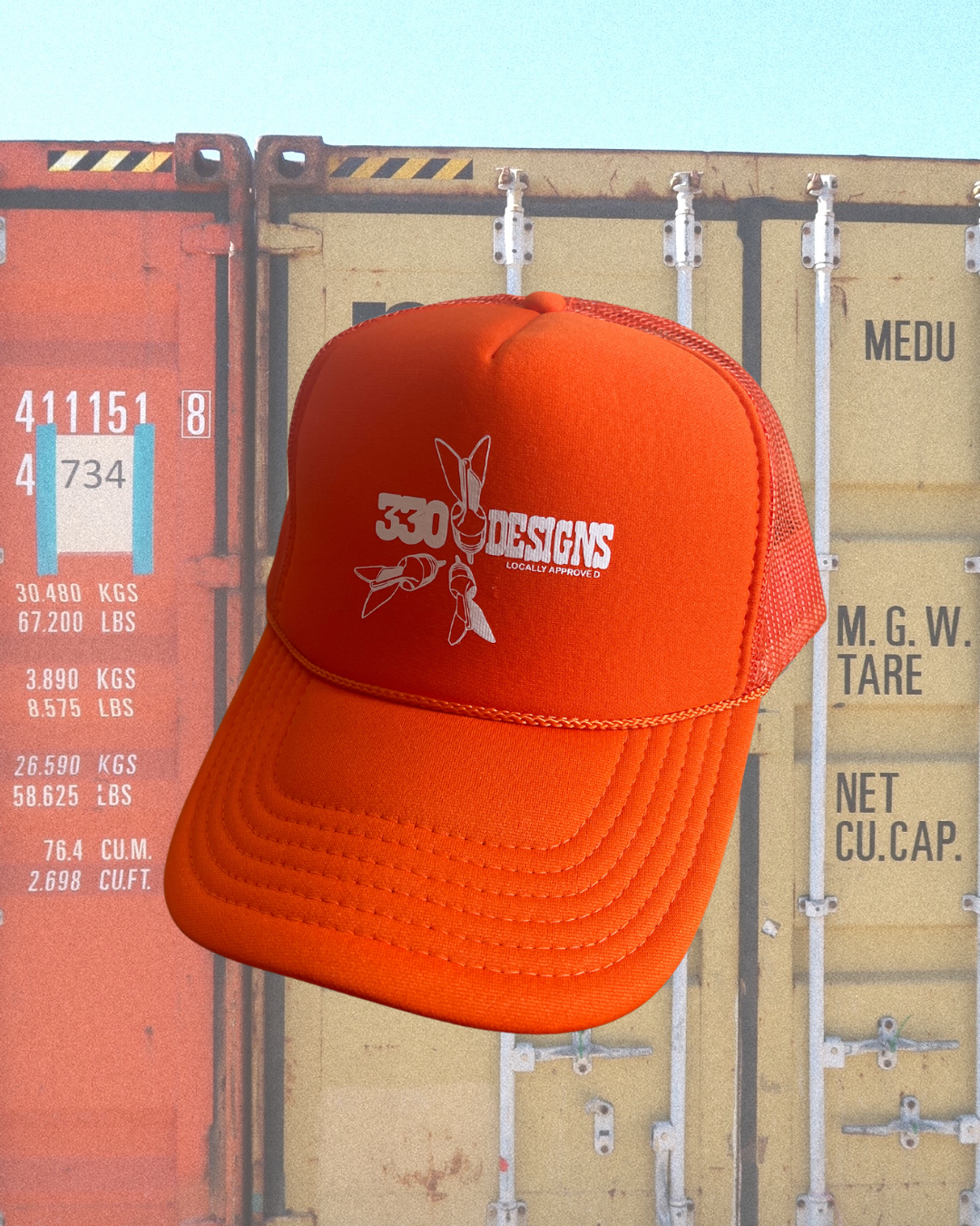 330Designs Tavern Neon Trucker Hat