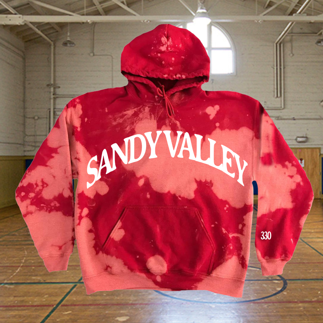 "SANDY VALLEY" Arch Acid Wash Sweatshirt