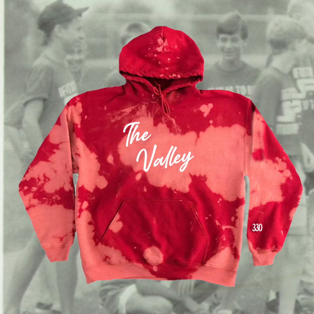 "The Valley" Cursive Acid Wash Sweatshirt